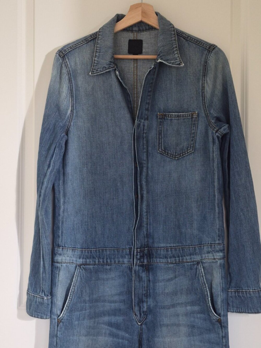 Joe’s Jeans Riya Overall Women’s S Blue Denim Jumpsuit Coverall 100% Cotton